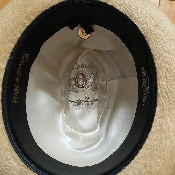 Biltmore Vintage Tan Fur Hat - 6 7/8 - Picture 5 of 6